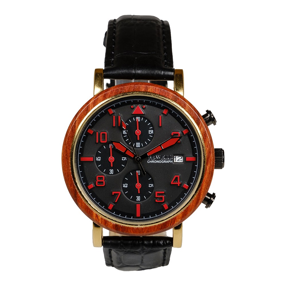 Bewell Chronograph Szantál